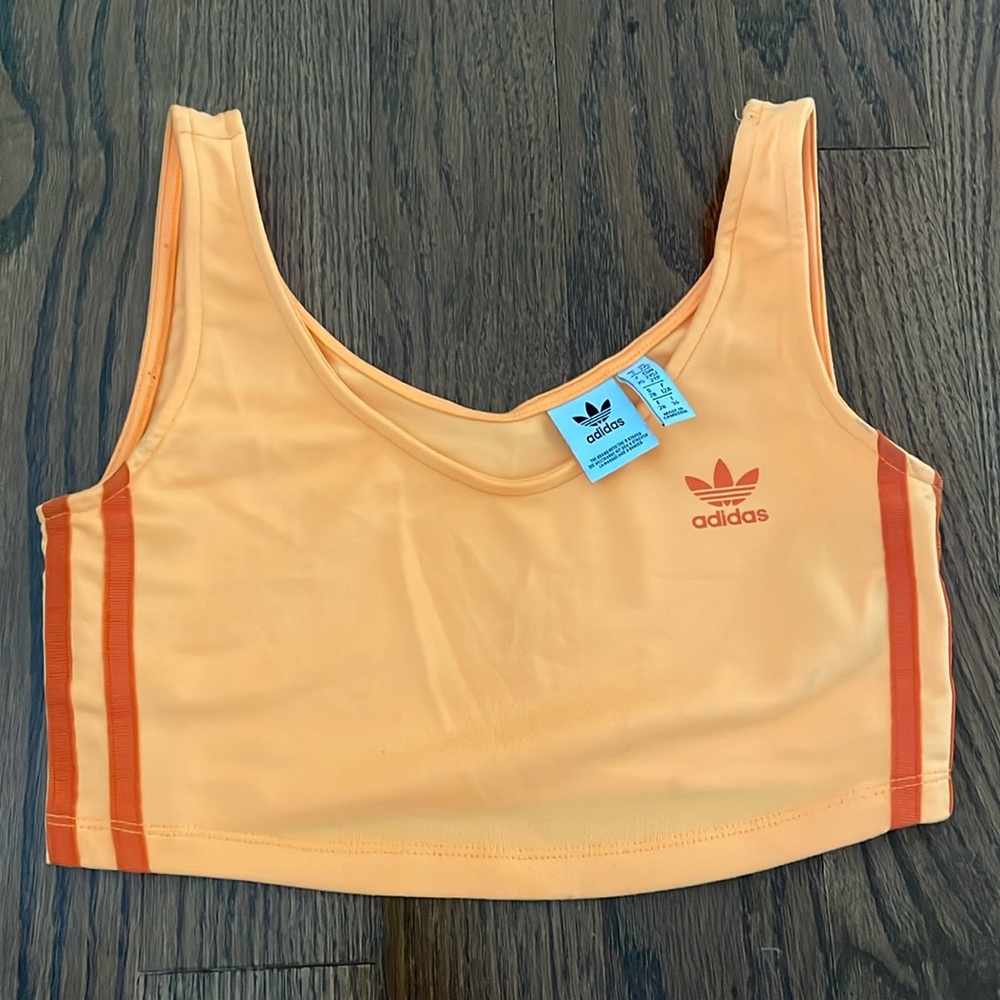 Adidas cropped tank